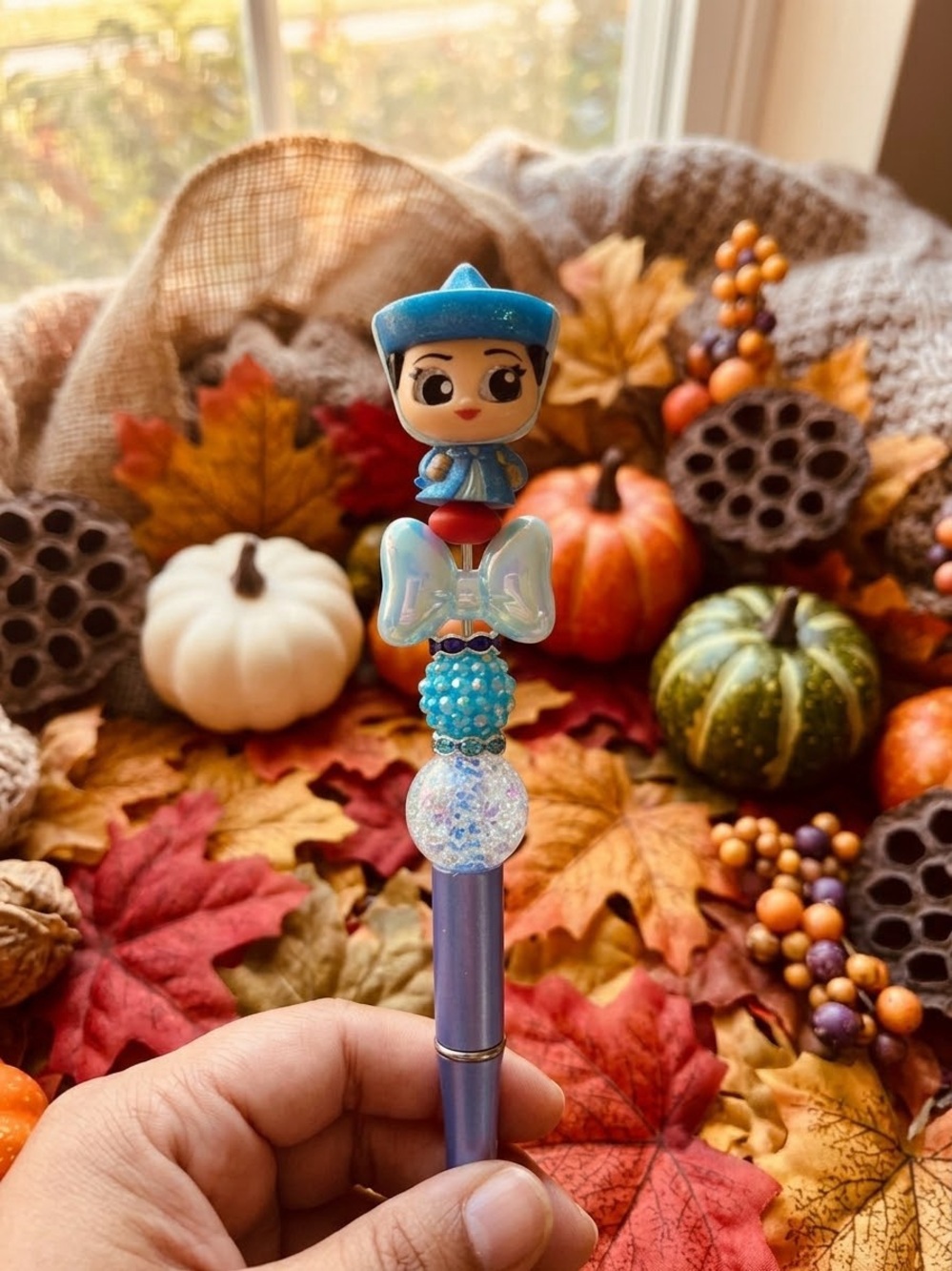 Disney Series 5 Merryweather Sleeping Beauty Beaded Pen